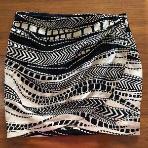 bebe mini skirt.